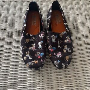 Black Bob’s Shoes with Dog Print